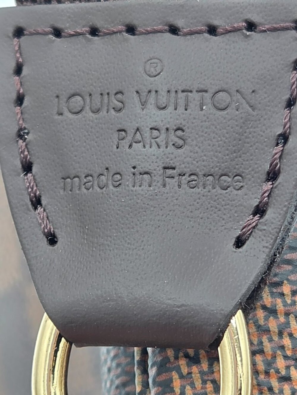 Louis Vuitton Mini Pochette Accessories – Damier Ebene | Chain Wristlet | - Picture 13 of 14
